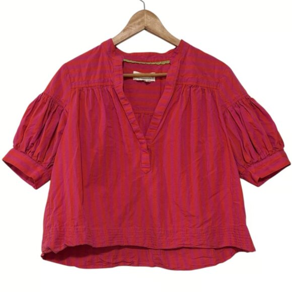 Brand New Women's by Anthropologie The Darcey Popover Swing Top - Picture 4 of 9